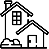 Black silhouette of a person jumping mid-air.